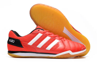 Adidas Top Sala IC Low-Tops Soccer Shoes - Red/White/Black