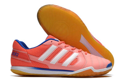 Adidas Top Sala IC Low-Tops Soccer Shoes - Pink/White/Blue