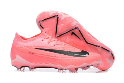 Nike Phantom GX Elite FG Low-Tops Soccer Cleats - Pink/Black/White
