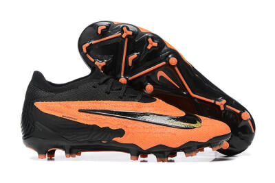Nike Phantom GX Elite FG Low-Tops Soccer Cleats - Orange/Black/Gold