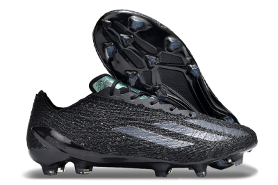 Adidas X Crazyfast Strung+ FG Low-Tops Soccer Cleats - Black/White