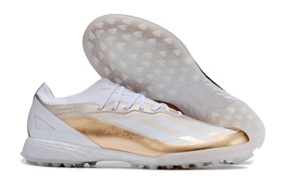 Adidas X Crazyfast.1 TF Low-Tops Soccer Shoes - Gold/White