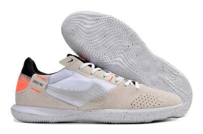 Nike Street Gato IC Low-Tops Soccer Shoes - Brown/White/Orange