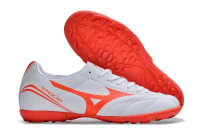 Mizuno Monarcida Neo Ckassic TF Low-Tops Soccer Shoes - White/Red