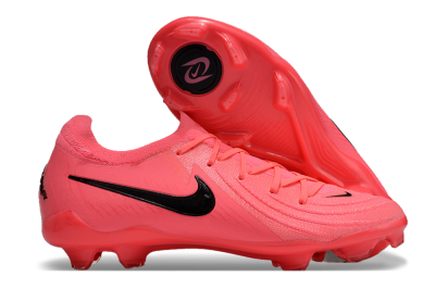 Nike Phantom Luna 2 Elite LV8 FG Low-Tops Soccer Cleats - Red/Black/Pink