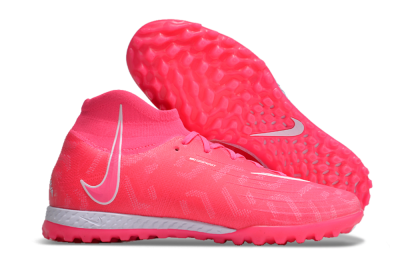 Nike Phantom Luna Elite NU TF High-Tops Soccer Shoes - Pink/White