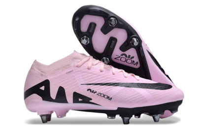 Nike Air Zoom Mercurial Vapor 15 Elite Pro SG Low-Tops Soccer Cleats - Pink/Black