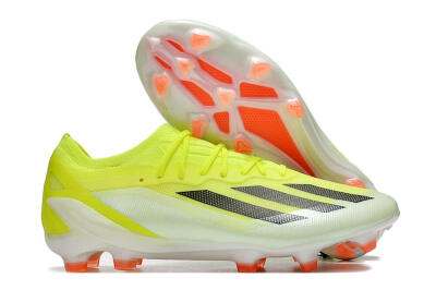 Adidas X Crazyfast.1 FG Low-Tops Soccer Cleats - Yellow/Black/Orange