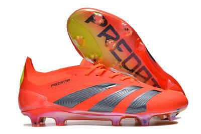 Adidas Predator Accuracy.1 FG Low-Tops Soccer Cleats - Red/Black/Blue