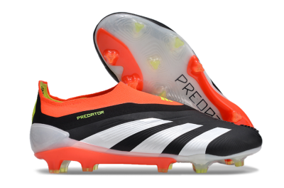 Adidas Predator Accuracy+ FG Low-Tops Soccer Cleats - Black/White/Red