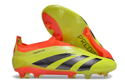 Adidas Predator Accuracy+ FG Low-Tops Soccer Cleats - Yellow/Black/Red