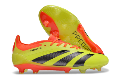 Adidas Predator Accuracy.1 FG Low-Tops Soccer Cleats - Green/Red/Black
