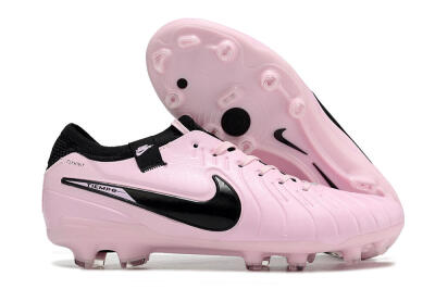 Nike Tiempo Legend 10 Elite FG Low-Tops Soccer Cleats - Pink/Black