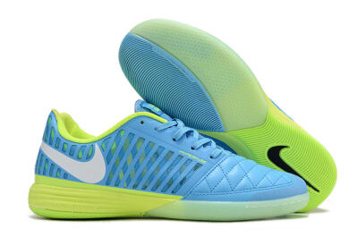 Nike Lunar Gato 2 IC Low-Tops Soccer Shoes - Jade/White/Yellow