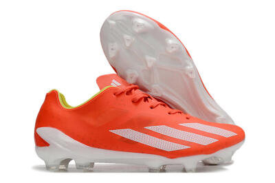 Adidas X Crazylight+ FG Low-Tops Soccer Cleats - Red/White/Yellow