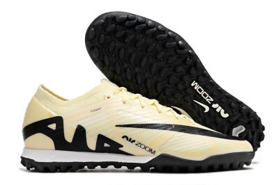 Nike Air Zoom Mercurial Vapor 15 Elite TF Low-Tops Soccer Shoes - Beige/Black/White