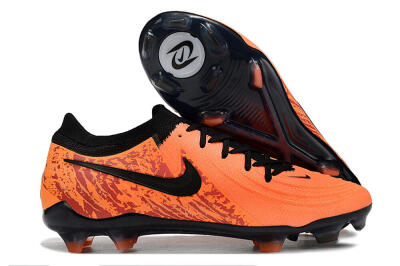 Nike Phantom Luna Elite FG Low-Tops Soccer Cleats - Orange/Red/Black