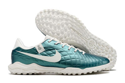 Nike Tiempo Legend 10 Elite TF Low-Tops Soccer Shoes - Jade/White