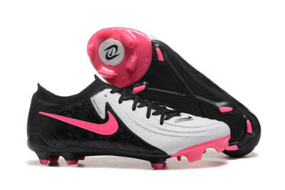 Nike Phantom Luna Elite NU FG Low-Tops Soccer Cleats - White/Black/Pink