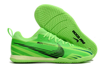 Nike Air Zoom Mercurial Vapor 15 Pro IC Low-Tops Soccer Shoes - Green/Black/Yellow