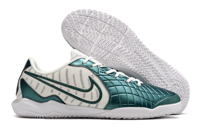 Nike Tiempo Legend 10 Academy IC Low-Tops Soccer Shoes - Blue/White