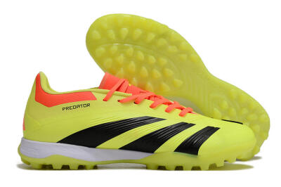Adidas Predator 24 Elite TF Low-Tops Soccer Shoes - Yellow/Black/Red