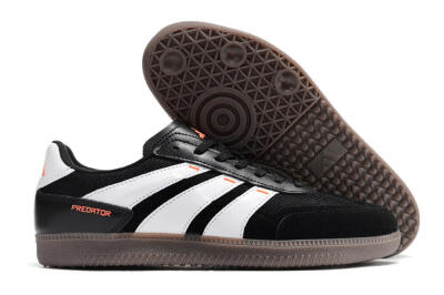 Adidas Predator 24 League IC Low-Tops Soccer Shoes - Black/White/Brown