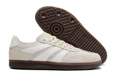 Adidas Predator 24 League IC Low-Tops Soccer Shoes - Grey/Yellow/Brown