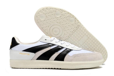 Adidas Predator 24 League IC Low-Tops Soccer Shoes - Grey/White/Black