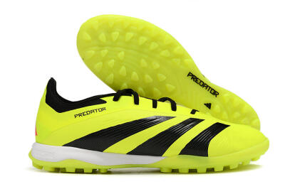 Adidas Predator 24 Elite TF Low-Tops Soccer Shoes - Yellow/Black/White