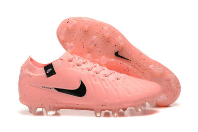 Nike Tiempo Legend 10 Elite FG Low-Tops Soccer Cleats - Pink/Black