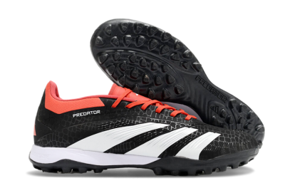 Adidas Predator 24 Elite TF Low-Tops Soccer Shoes - Black/White/Red