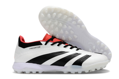 Adidas Predator 24 Elite TF Low-Tops Soccer Shoes - White/Black/Red