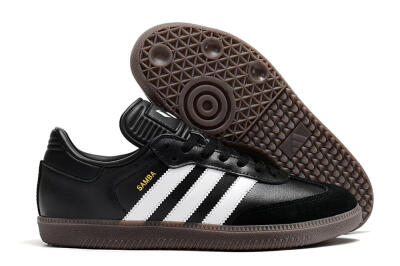 Adidas Samba Messi Indoor TF Low-Tops Soccer Shoes - Black/White/Brown
