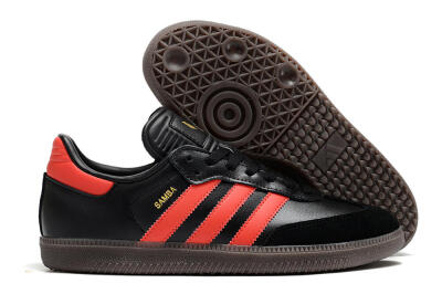 Adidas Samba Messi Indoor TF Low-Tops Soccer Shoes - Black/Red/Brown