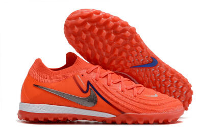 Nike Phantom GX 2 Elite TF Low-Tops Soccer Shoes - Red/Blue/Silver