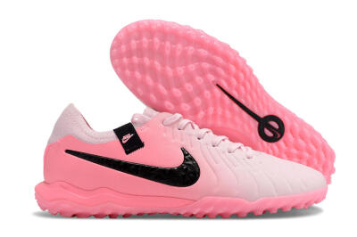Nike Tiempo Legend 10 Elite TF Low-Tops Soccer Shoes - Pink/White/Black