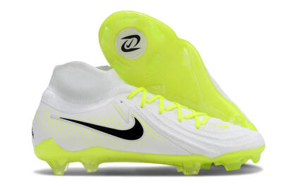 Nike Phantom Luna Elite NU FG Low-Tops Soccer Cleats - White/Yellow/Black
