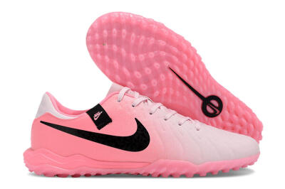 Nike Tiempo Legend 10 Academy TF Low-Tops Soccer Shoes - Pink/Black