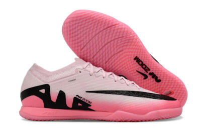 Nike Air Zoom Mercurial Vapor 15 Elite IC Low-Tops Soccer Shoes - Pink/Black
