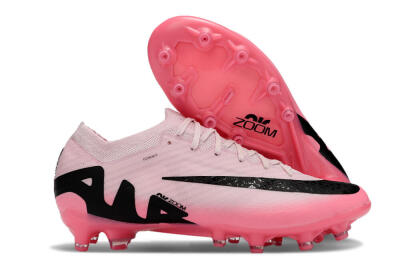 Nike Air Zoom Mercurial Vapor 15 Elite FG Low-Tops Soccer Cleats - Pink/Black