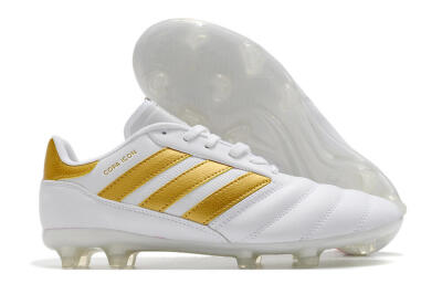 Adidas Copa Mundial.1 FG Low-Tops Soccer Cleats - White/Gold