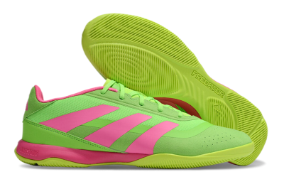 Adidas Predator 24 Elite IC Low-Tops Soccer Shoes - Yellow/Pink