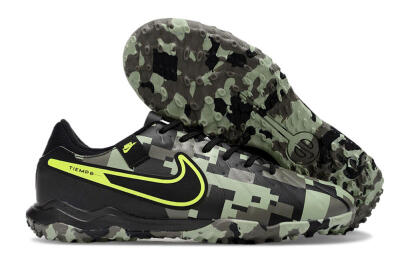 Nike Tiempo Legend 10 Academy TF Low-Tops Soccer Shoes - Camo/Yellow