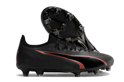 Puma Ultra Ultimate FG Low-Tops Soccer Cleats - Black/Red