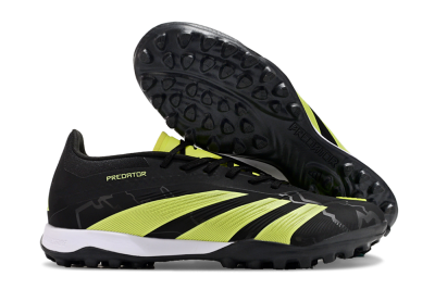 Adidas Predator 24 Elite TF Low-Tops Soccer Shoes - Black/Yellow/White