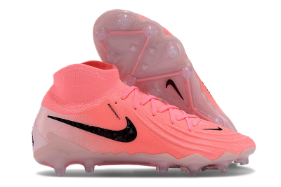 Nike Phantom Luna Elite AG High-Tops Soccer Cleats - Pink/Black