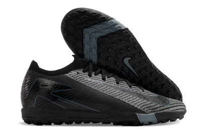 Nike Air Zoom Mercurial Vapor 16 Elite TF Low-Tops Soccer Shoes - Silver/Black/Blue