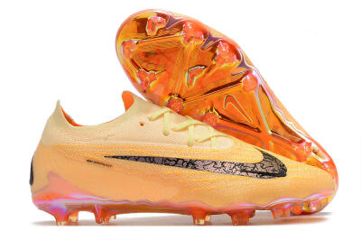 Nike Phantom GX Elite FG Low-Tops Soccer Cleats - Orange/Black