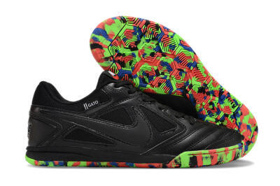 Supre x Nike SB Gato IC Low-Tops Soccer Shoes - Black/Red/Blue